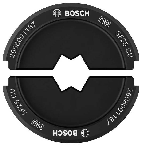 Kreisförmiges Ersatzteil von Bosch, Modell SF25 CU, schwarz, für professionelle Anwendungen.