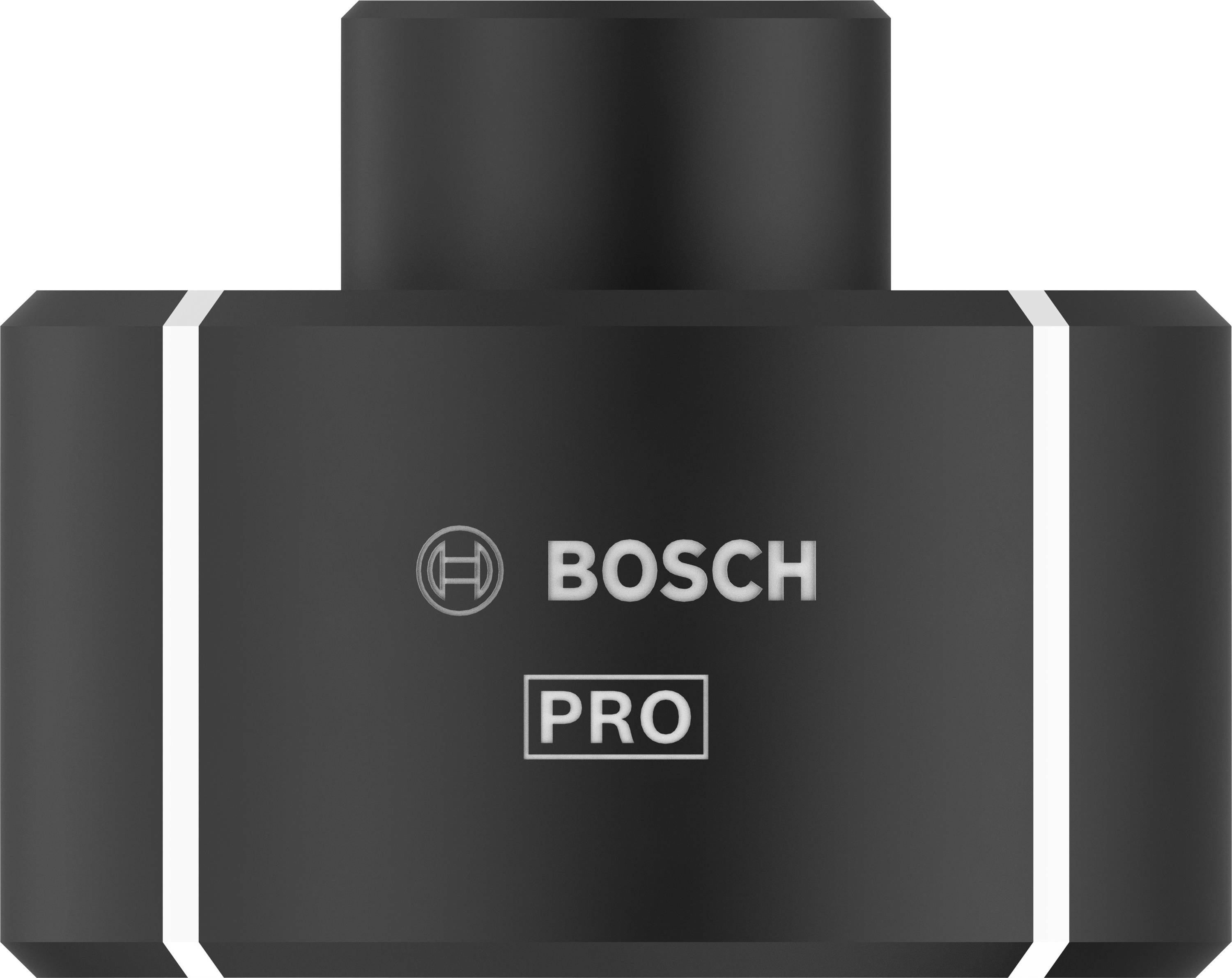 Ein schwarzes Bosch-Produkt mit der Beschriftung 'PRO'. Hauptmerkmal ist das robuste Design geeignet für professionelle Anwendungen.