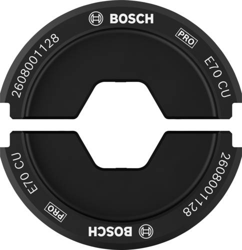 Bosch Accessories 2608001128 2608001128 Crimpeinsatz Rohrkabelschuhe, Rohrverbinder 70 bis 70 mm²
