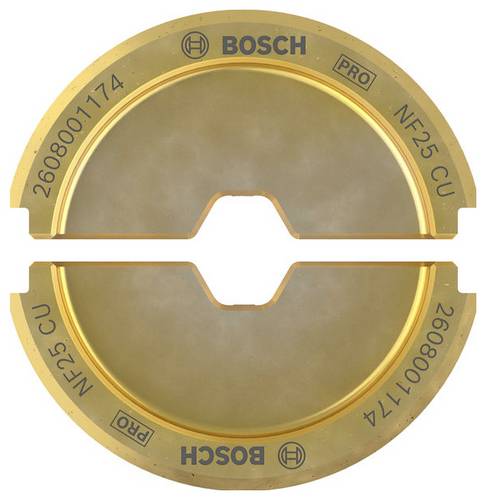 Bosch Accessories 2608001136 2608001136 Crimpeinsatz Rohrkabelschuhe, Rohrverbinder 25 bis 25 mm²