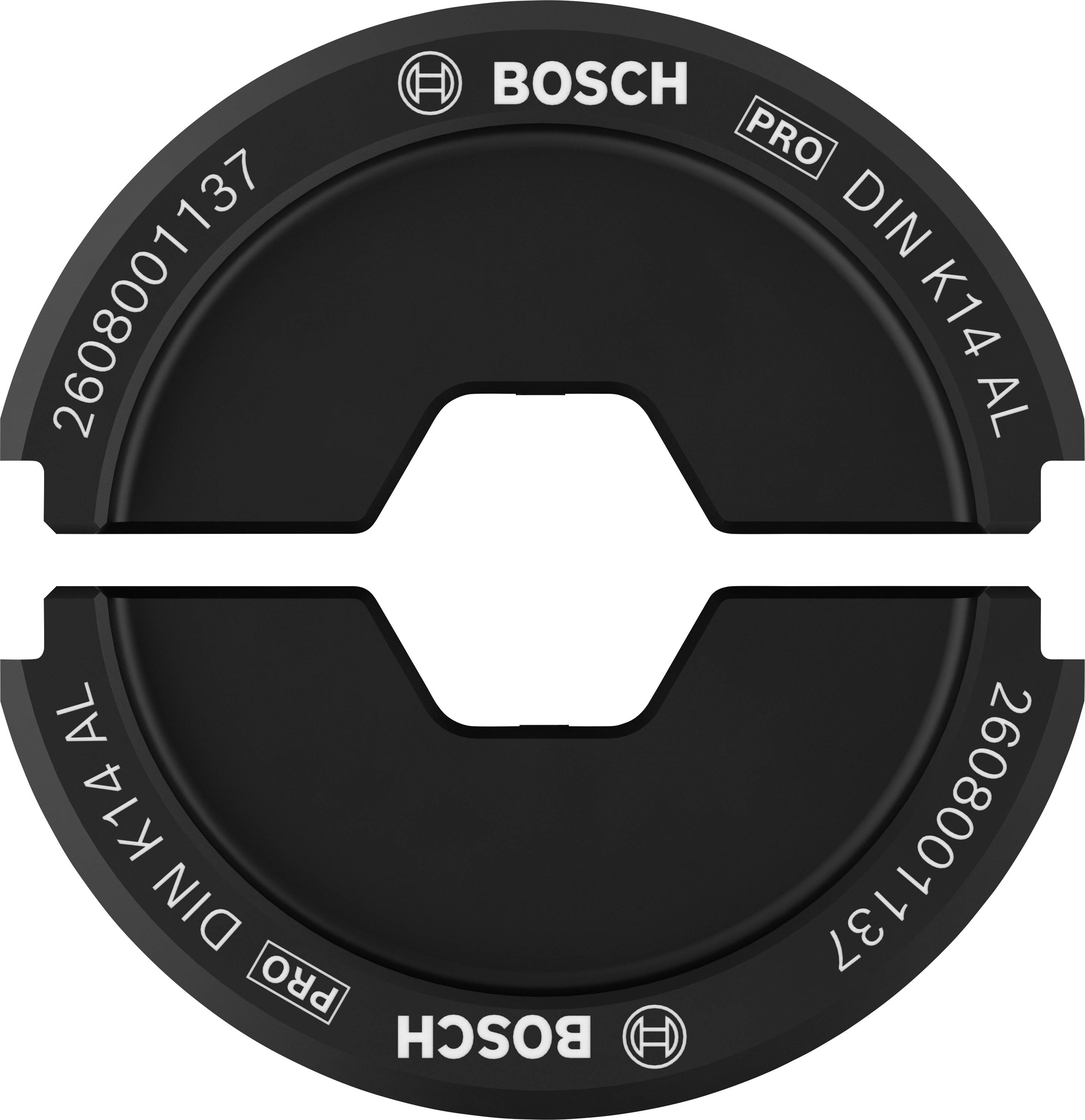 Bosch Accessories 2608001137 2608001137 Crimpeinsatz Rohrkabelschuhe, Rohrverbinder 35 bis 35 mm²