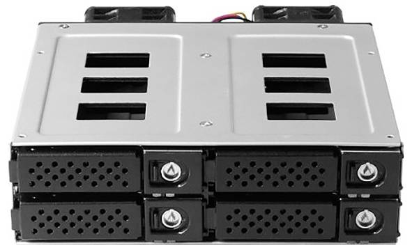 JouJye JJ-N-49NVMS 5.25 Zoll Festplatten-Einbaurahmen auf 2.5 Zoll