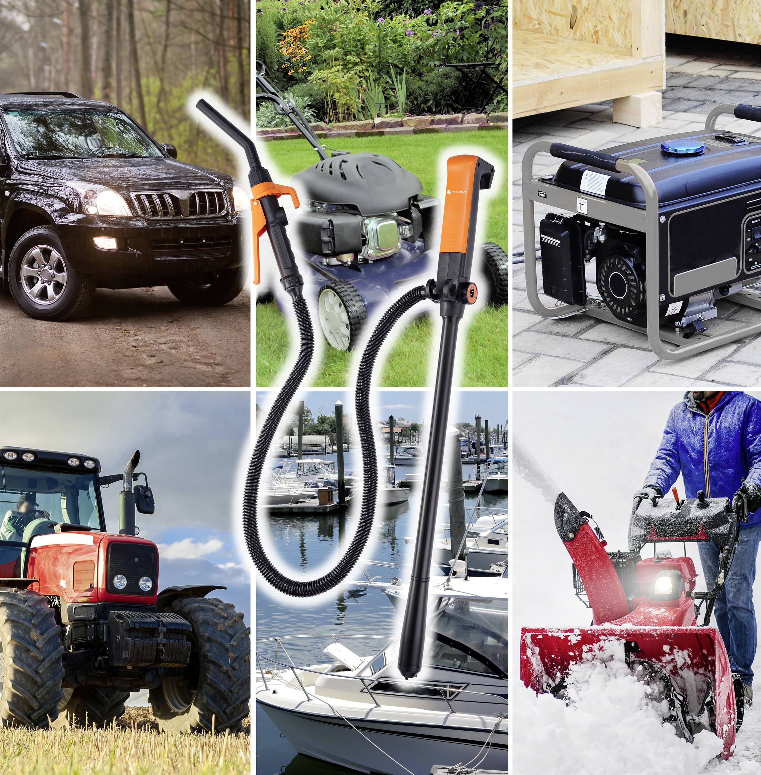 TOOLCRAFT TO-10127856 Elektrische Diesel- und Heizölpumpe 12 V/DC 12 l/min