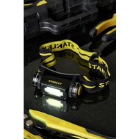 STANLEY COB LED Stirnlampe batteriebetrieben 300lm 10h SXLS50100E STANLEY COB LED Stirnlampe batteriebetrieben 300lm 10h SXLS50100E