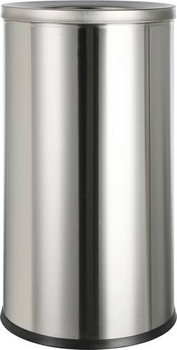 Elevar SP-SWB-001 SP-13503828 Abfalleimer 50 l (Ø x H) 380 mm x 730 mm Edelstahl Aluminium (satinie