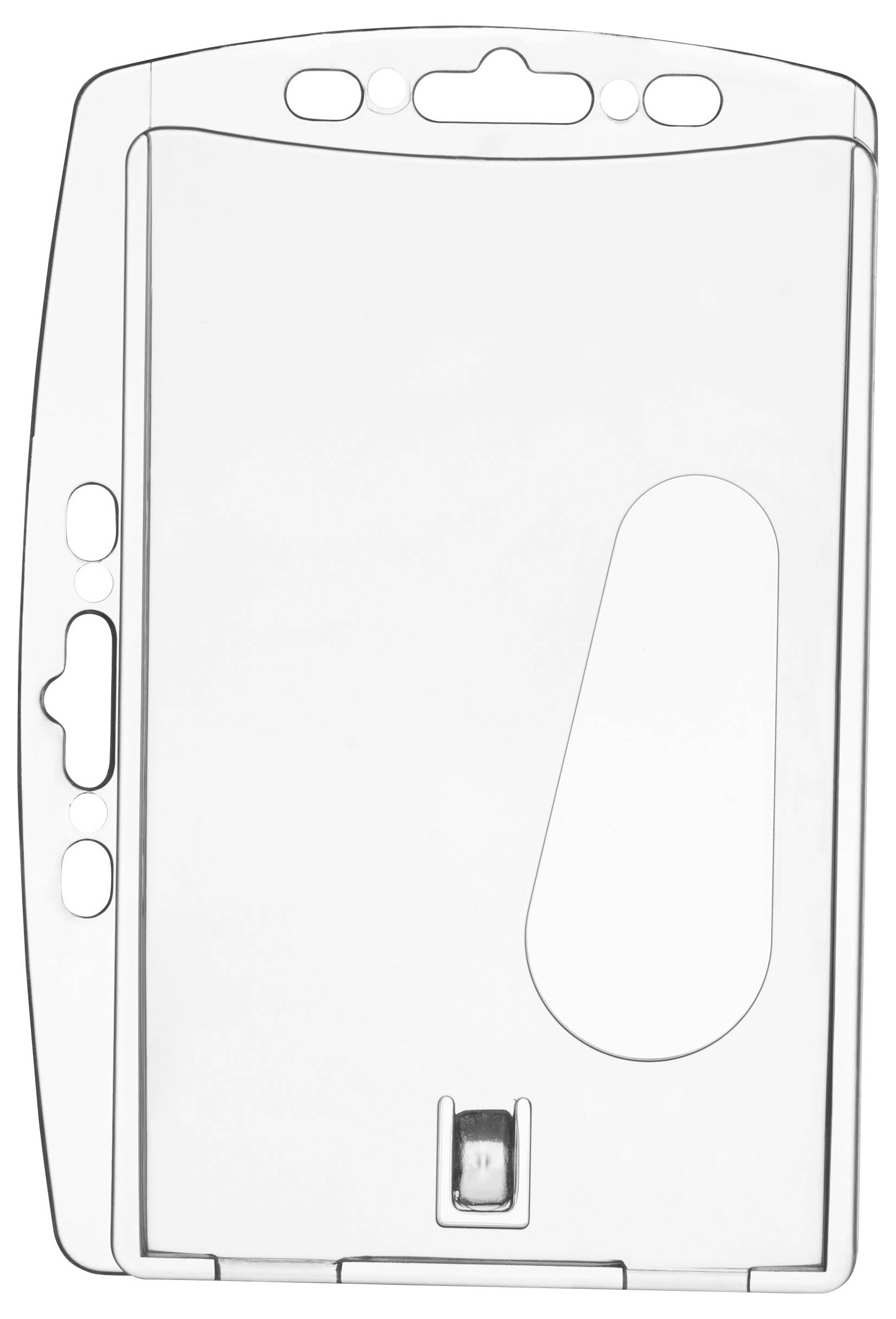 Elevar SP-13503848 Ausweishalter (L x B x H) 60 x 100 x 0.5mm Ausstanzung, kombinierbar mit Clip, kombinierbar mit Jojo