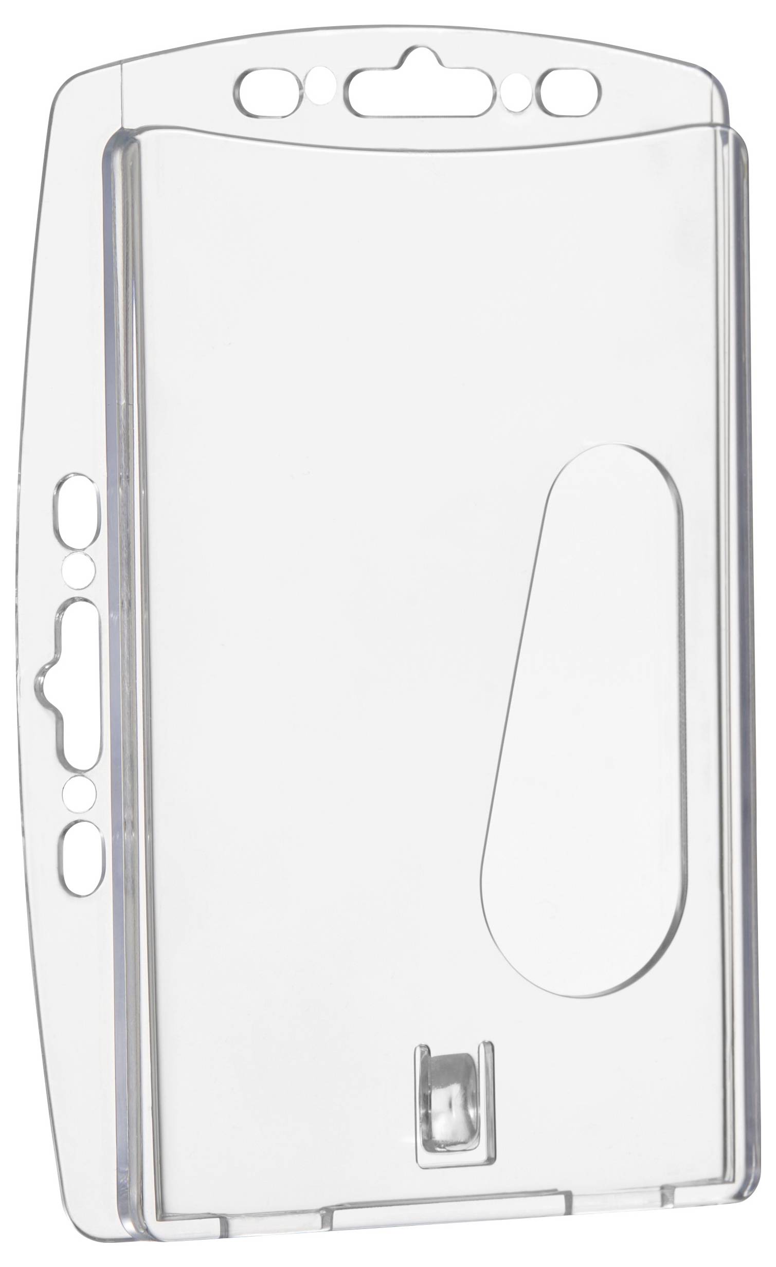 Elevar SP-13503848 Ausweishalter (L x B x H) 60 x 100 x 0.5mm Ausstanzung, kombinierbar mit Clip, kombinierbar mit Jojo