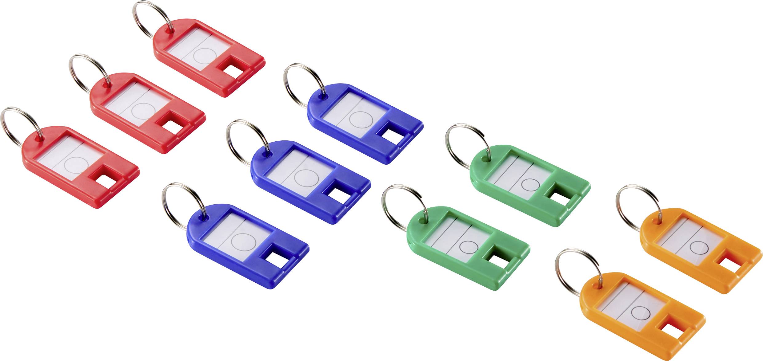 Elevar Schlüsselanhänger SP-13503852 SP-KC-001 4-farbig, Rot, Blau, Orange, Grün 10St.