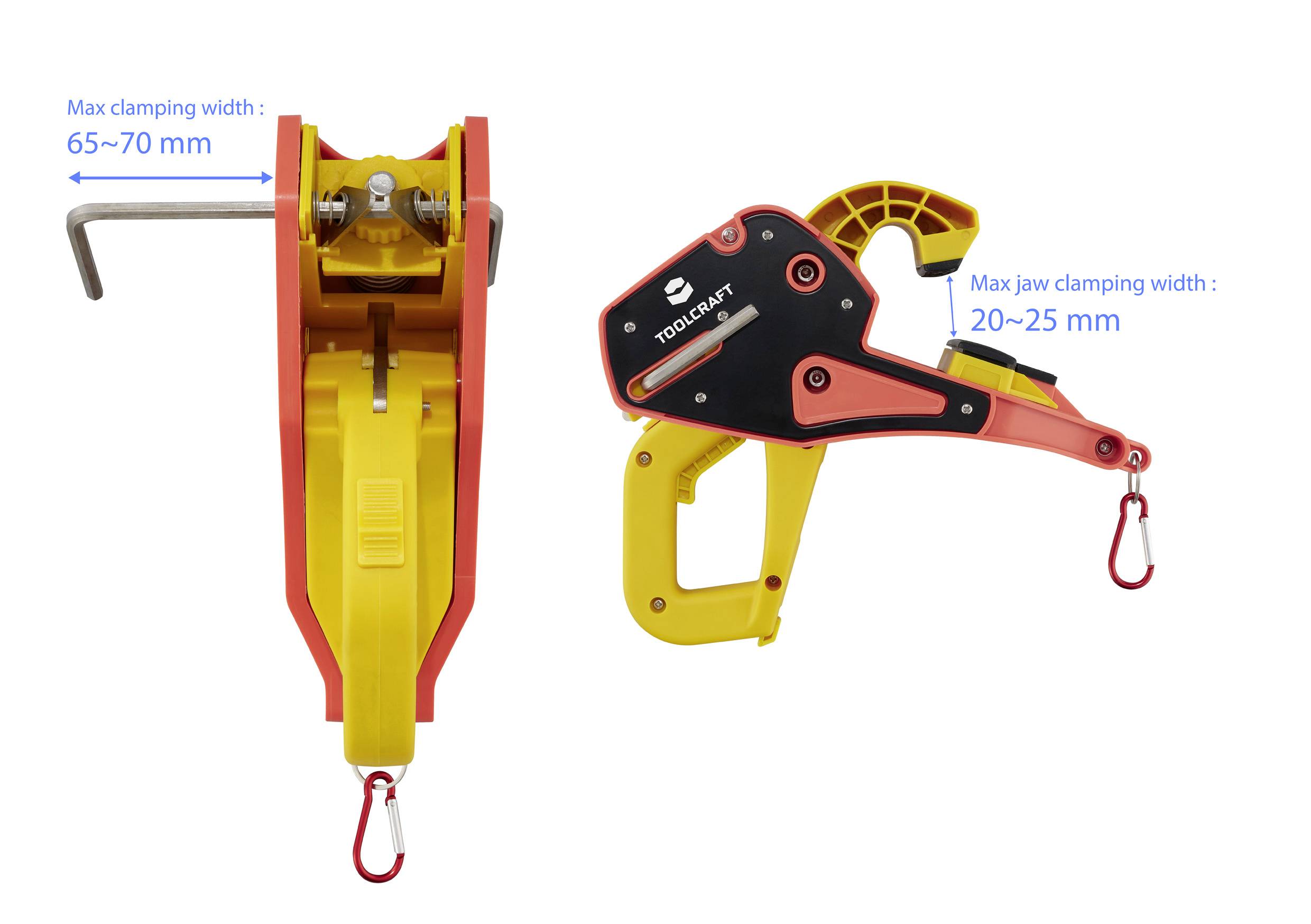 TOOLCRAFT TO-10127910 Leiter-Sicherungsklemme 1St.