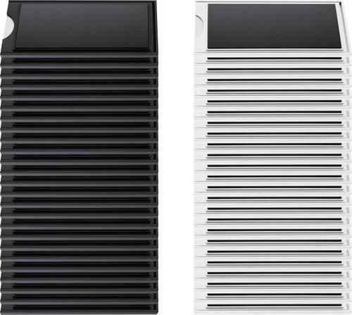 Elevar Magnetische Etikettentasche SP-13503884 Schwarz, Weiß 100 mm x 40 mm 50 St.