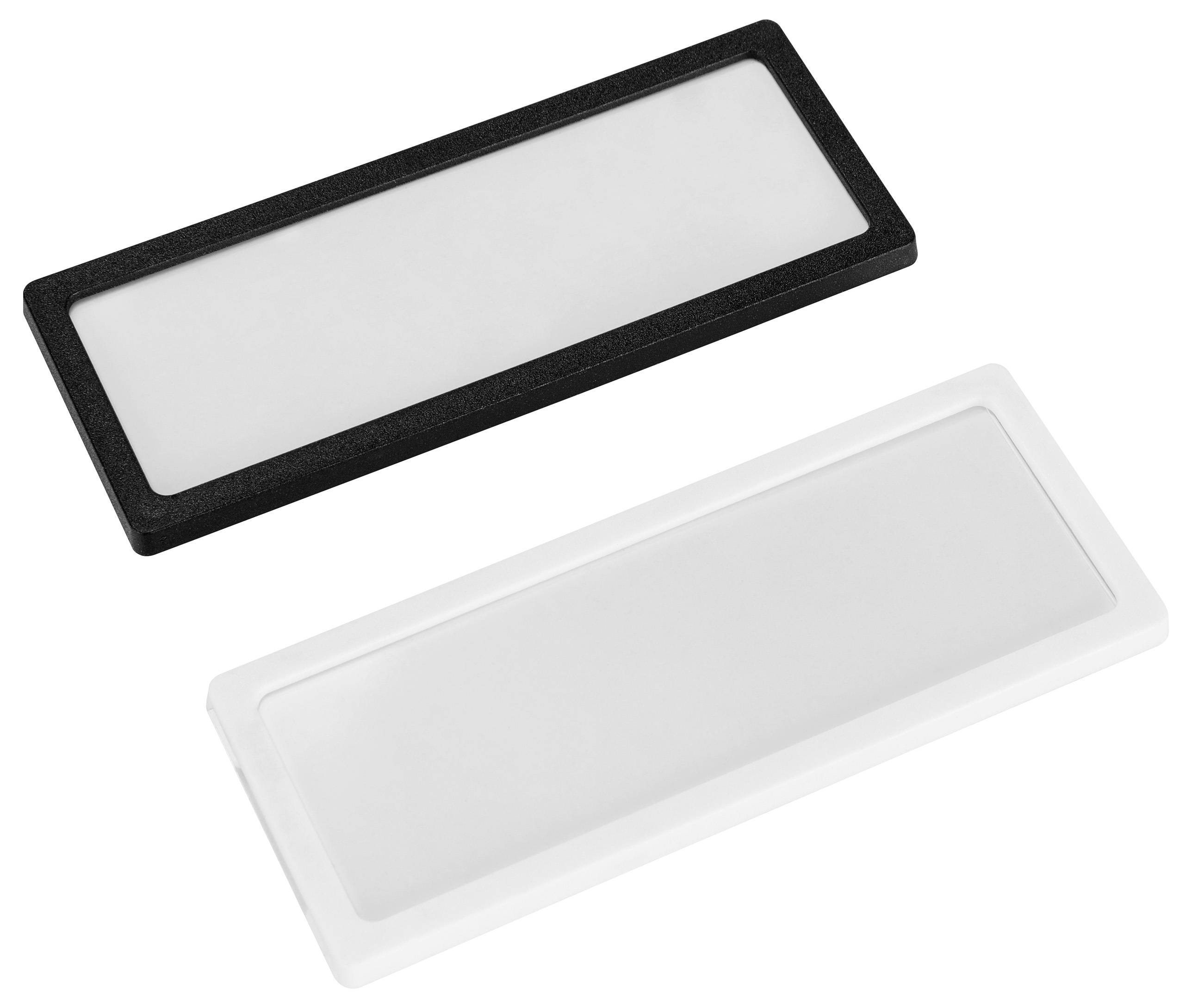 Elevar Magnetische Etikettentasche SP-13503884 Schwarz, Weiß 100mm x 40mm 50St.