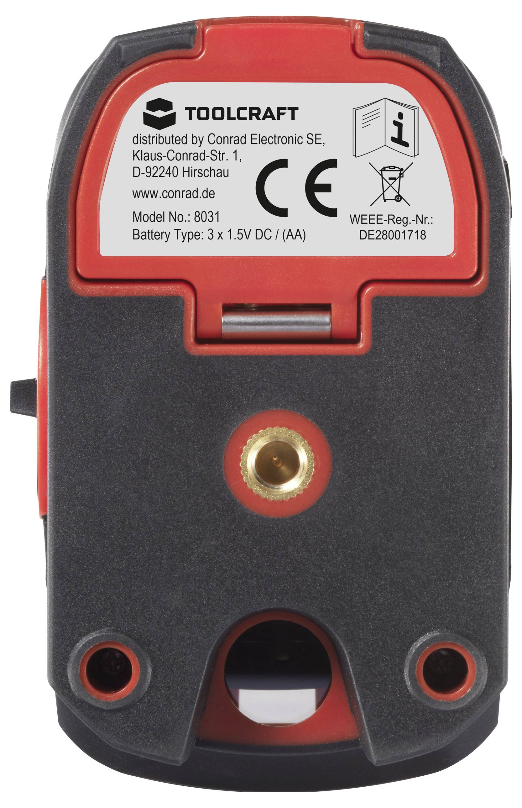 TOOLCRAFT Kreuz und Punktlinienlaser grüner Laser, inkl. 360° Laser, selbstnivellierend Reichweite (max.): 30m