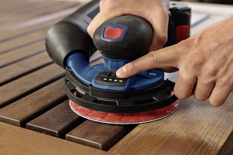 Bosch Professional GEX 18V-150-3 0601372903 Akku-Exzenterschleifer