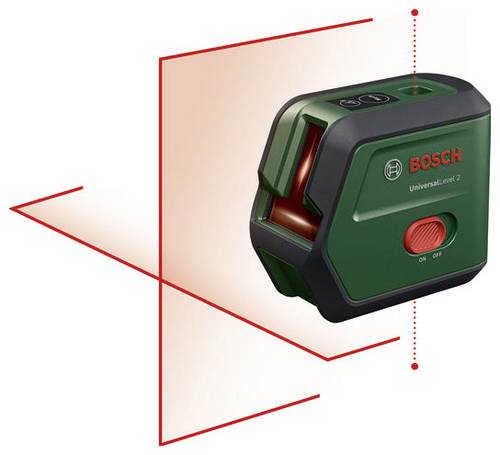 Bosch Home and Garden UniversalLevel 2 Kreuzlinienlaser Reichweite (max.): 12 m