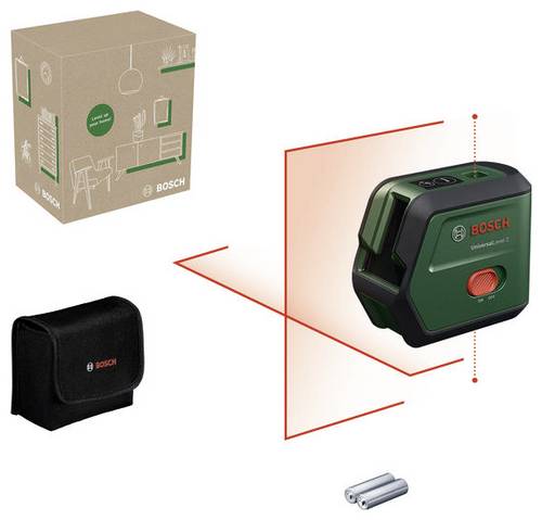 Bosch Home and Garden UniversalLevel 2 Kreuzlinienlaser Reichweite (max.): 12 m