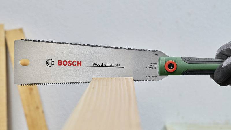Bosch Home and Garden 1600A02ZB9 Handwerkzeuge Japansägeblatt Ryoba 250mm Sägeblatt-Länge 250mm
