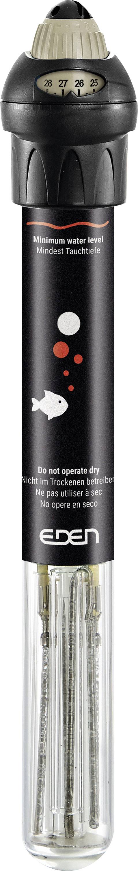 Ein Aquariumheizer mit einstellbarem Temperaturregler und Messanzeige, entwickelt zur Aufrechterhaltung einer festgelegten Wassertemperatur in Fischaquarien.