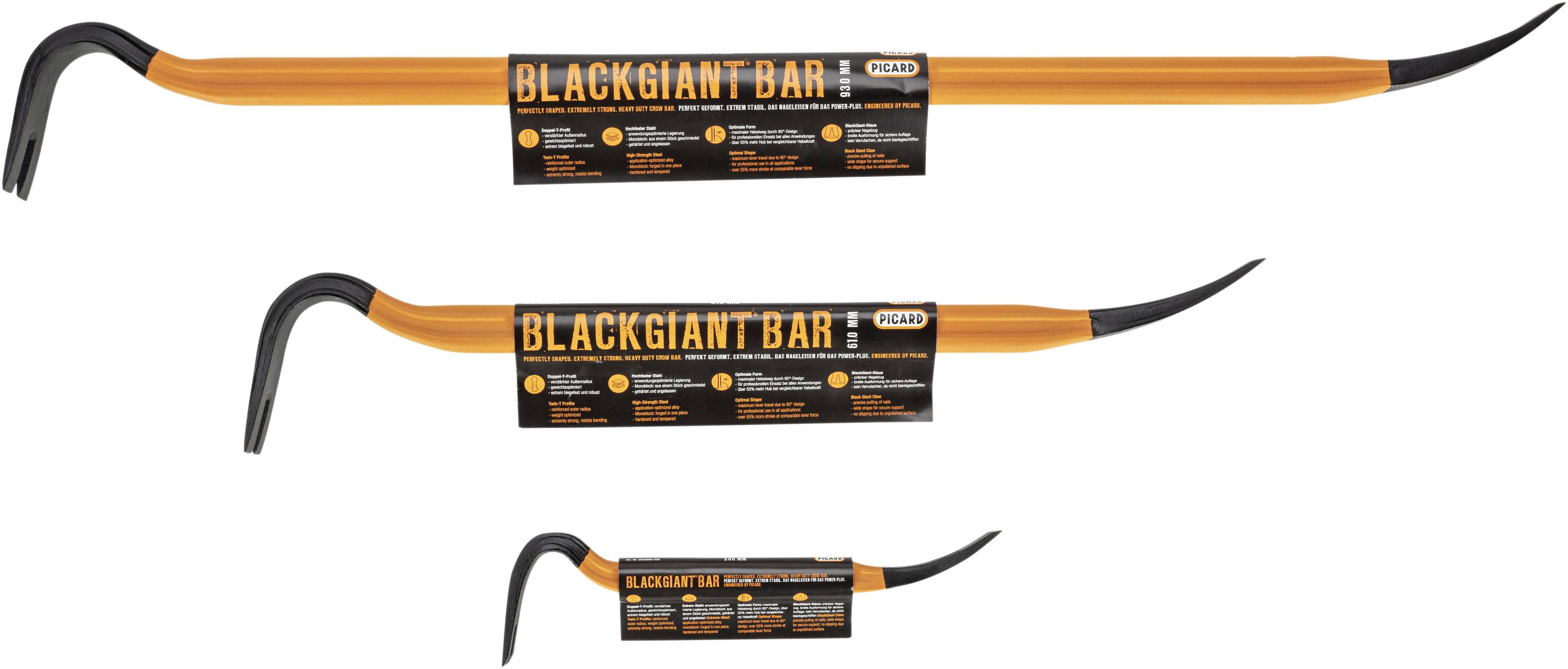 Picard Nageleisen BlackGiant® Bar, Set 0004690-999