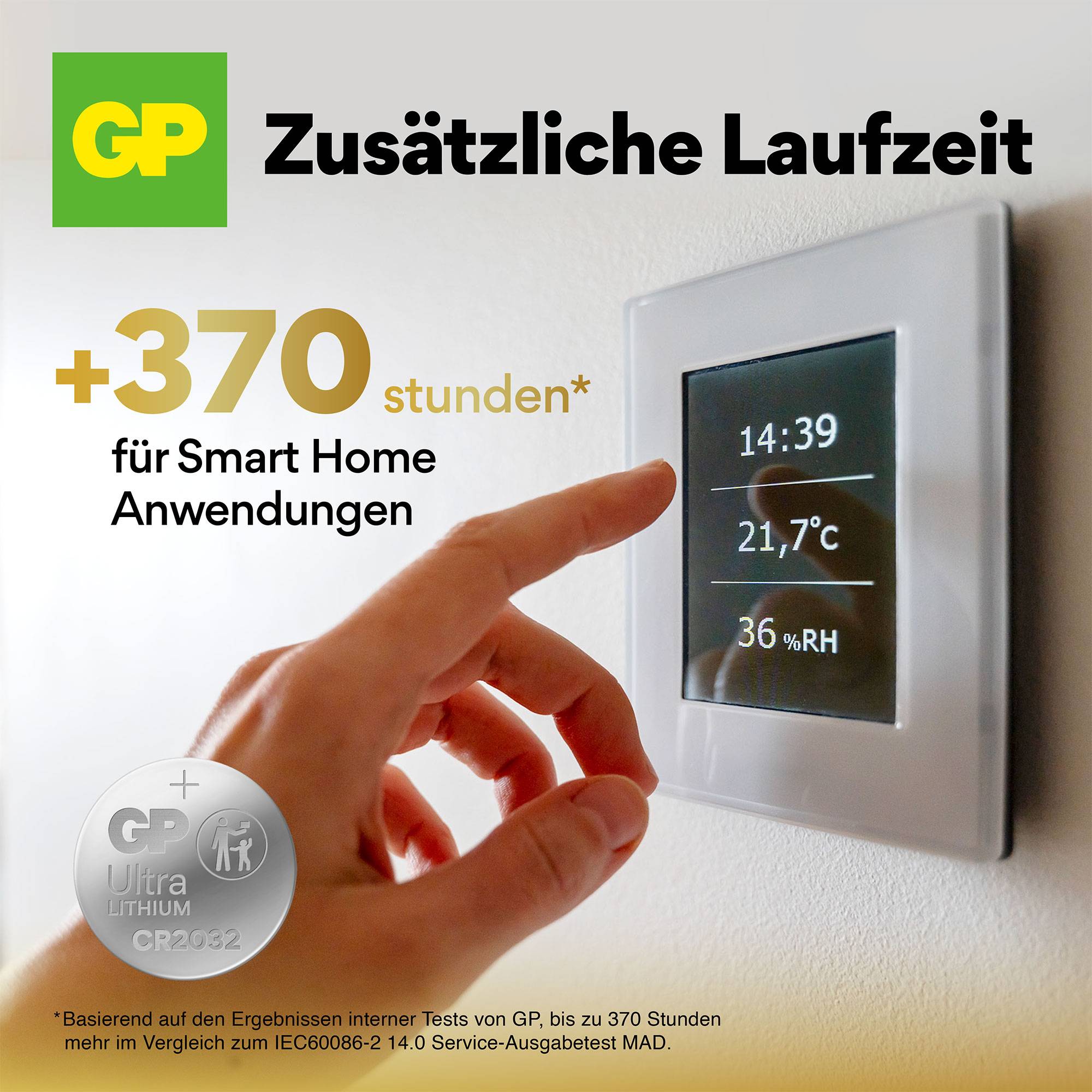 GP Knopfzelle CR 2032 3V 8 St. 220 mAh Lithium