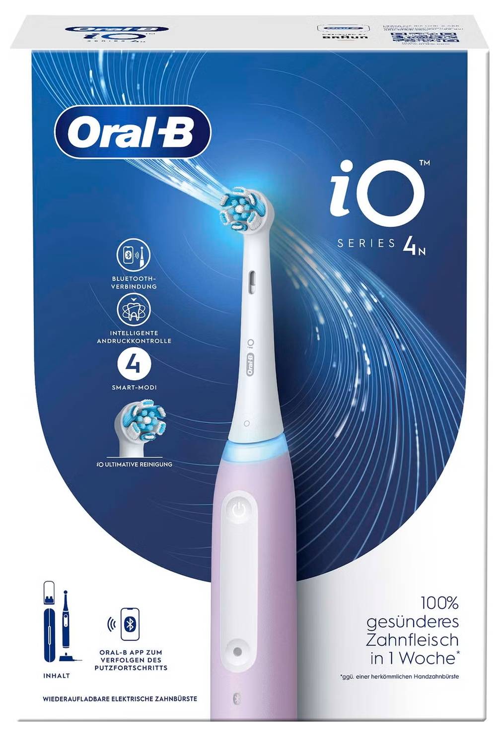 Oral-B iO Series 4 415008 Elektrische Zahnbürste Lavendel
