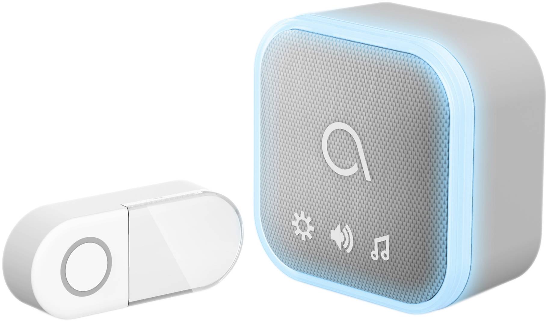 Avidsen 102508 Funkgong Komplett-Set mit Blitzlicht