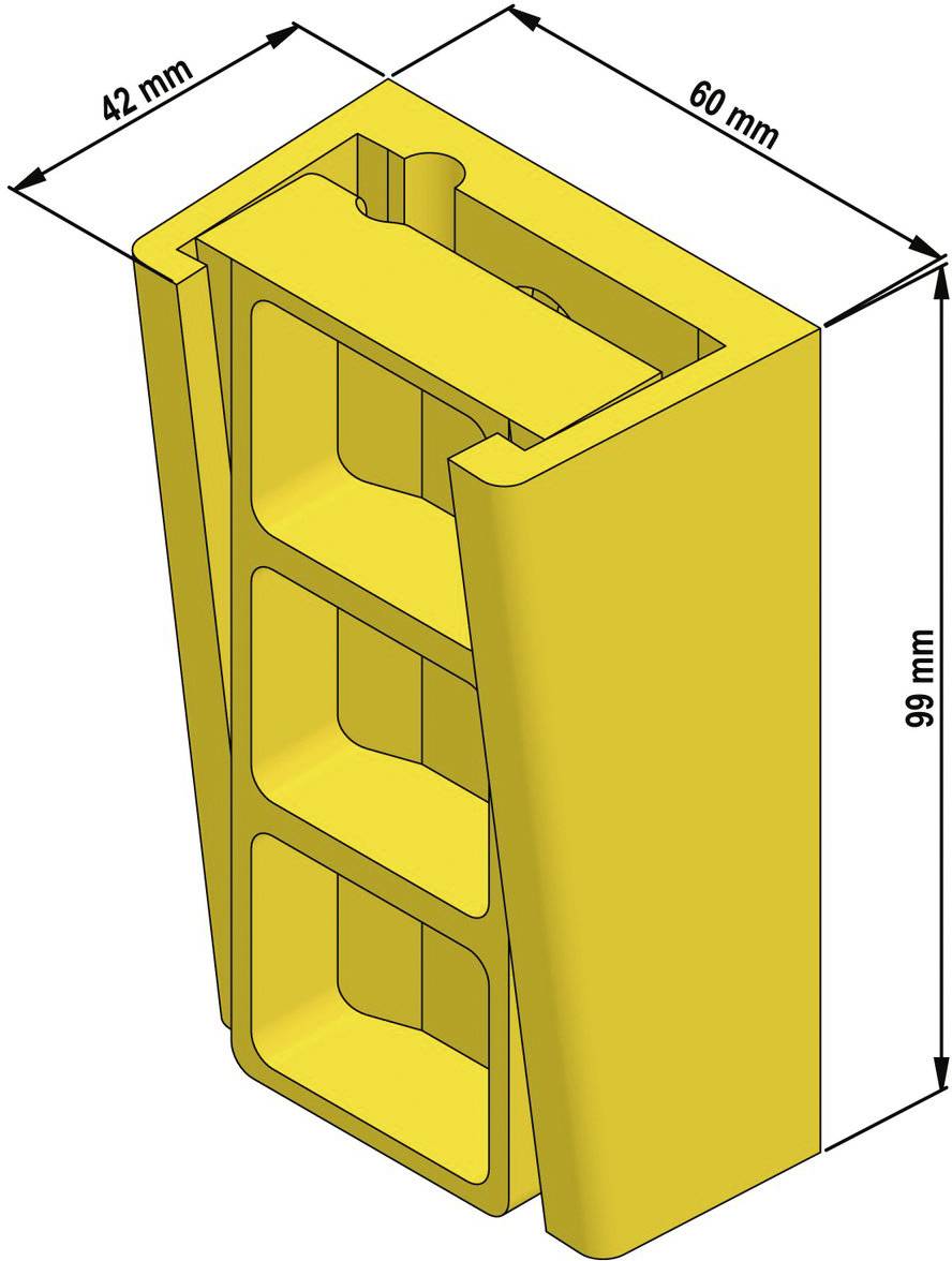 LAPP FLACHKABELKEILKLEMME FKK 07 Flachbandkabelhalter 52026050 1St.