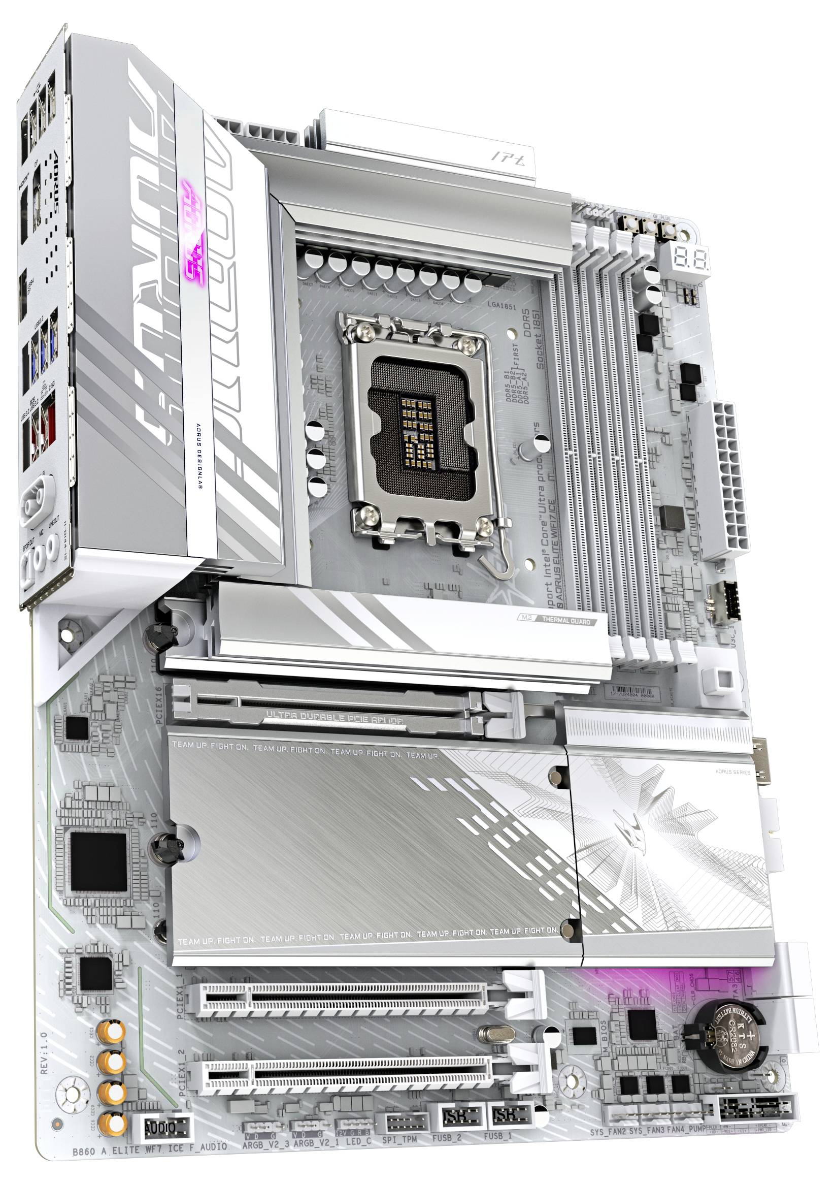 Gigabyte B860A ELITE WF7 ICE LGA1851 MB Mainboard Sockel (PC) Intel® LGA 1851 Formfaktor (Details) ATX