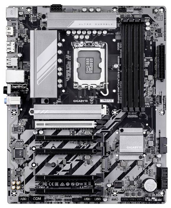 Gigabyte B860 DS3H WIFI6E Mainboard Sockel (PC) Intel® LGA 1851 Formfaktor (Details) ATX