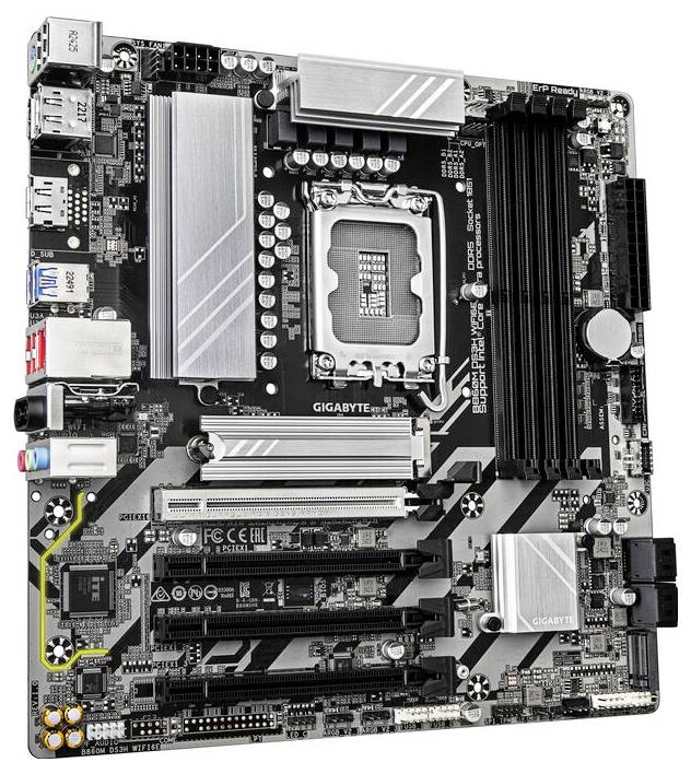 Gigabyte B860M DS3H WIFI6E LGA1851 MB Mainboard Sockel (PC) Intel® LGA 1851