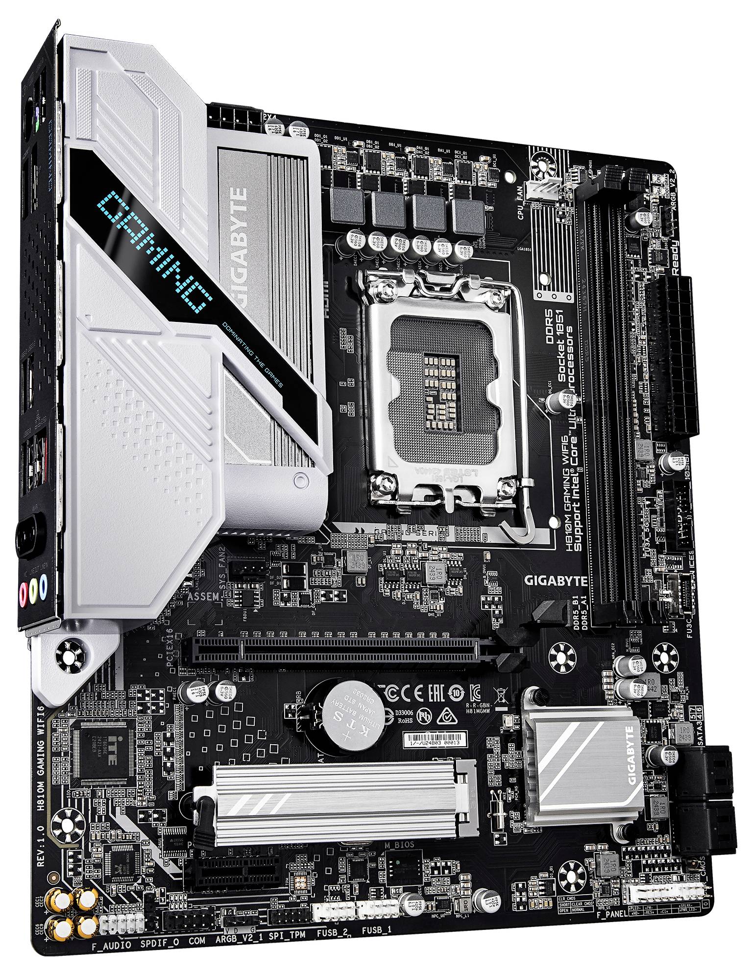 Gigabyte H810M GAMING WIFI6 LGA1851 MB Mainboard Sockel (PC) Intel® LGA 1851