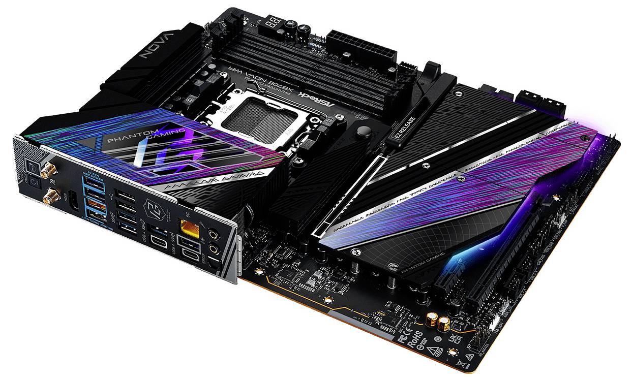 ASRock X870E Nova WiFi Mainboard Sockel (PC) AMD® AM5 Formfaktor (Details) ATX