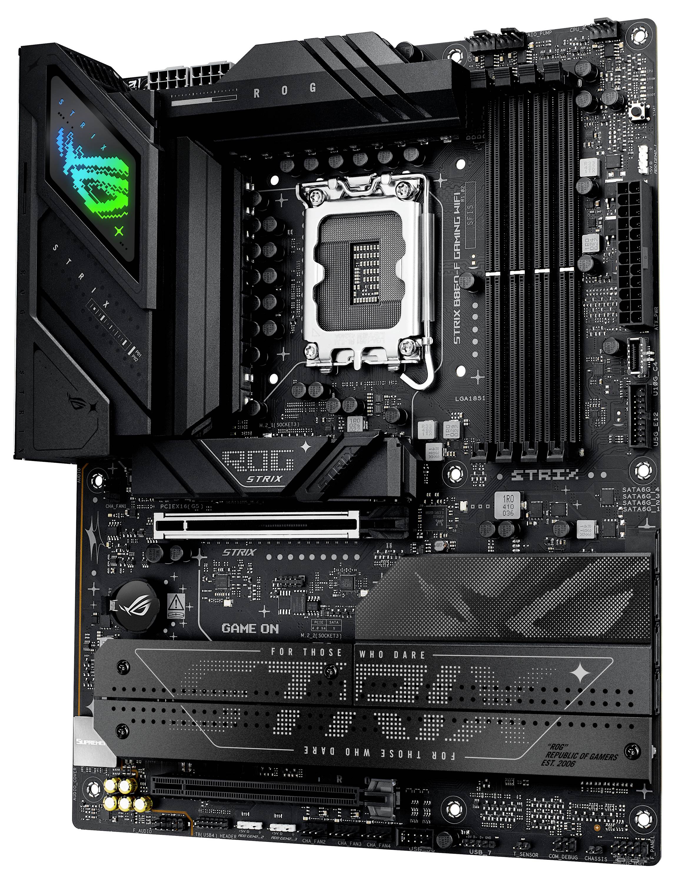 Asus ROG STRIX B860-F GAMING WIFI Mainboard Sockel (PC) Intel® LGA 1851 Formfaktor (Details) ATX Mainboard-Chipsatz Intel® B860