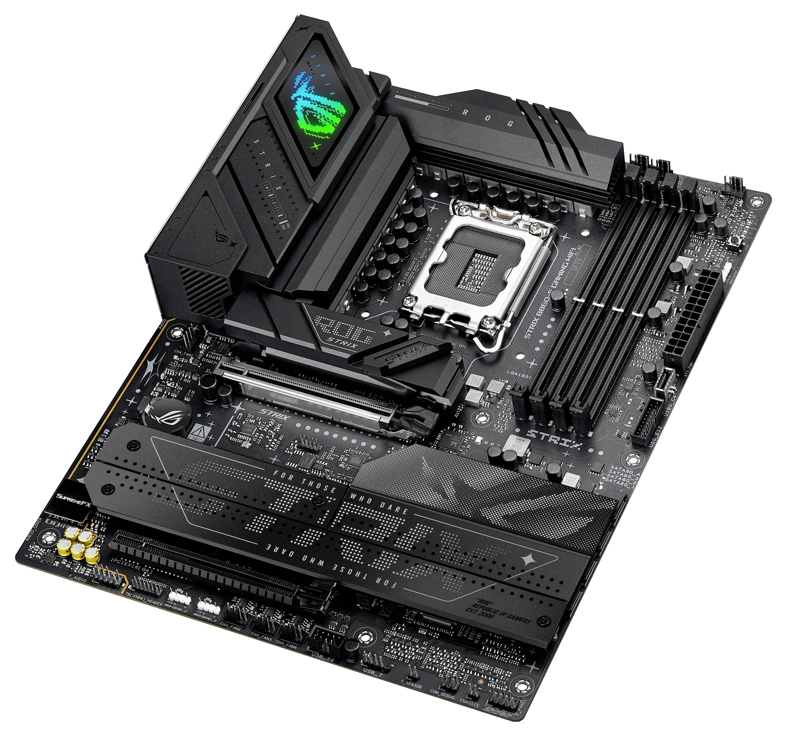 Asus ROG STRIX B860-F GAMING WIFI Mainboard Sockel (PC) Intel® LGA 1851 Formfaktor (Details) ATX Mainboard-Chipsatz Intel® B860