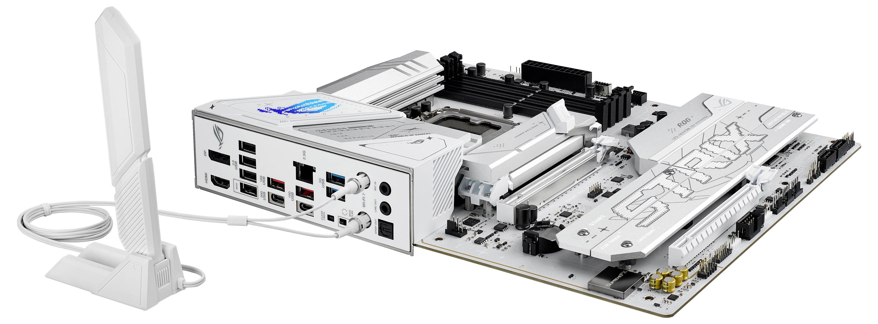 Asus ROG STRIX B860-A GAMING WIFI Mainboard Sockel (PC) Intel® LGA 1851 Formfaktor (Details) ATX Mainboard-Chipsatz Intel® B860