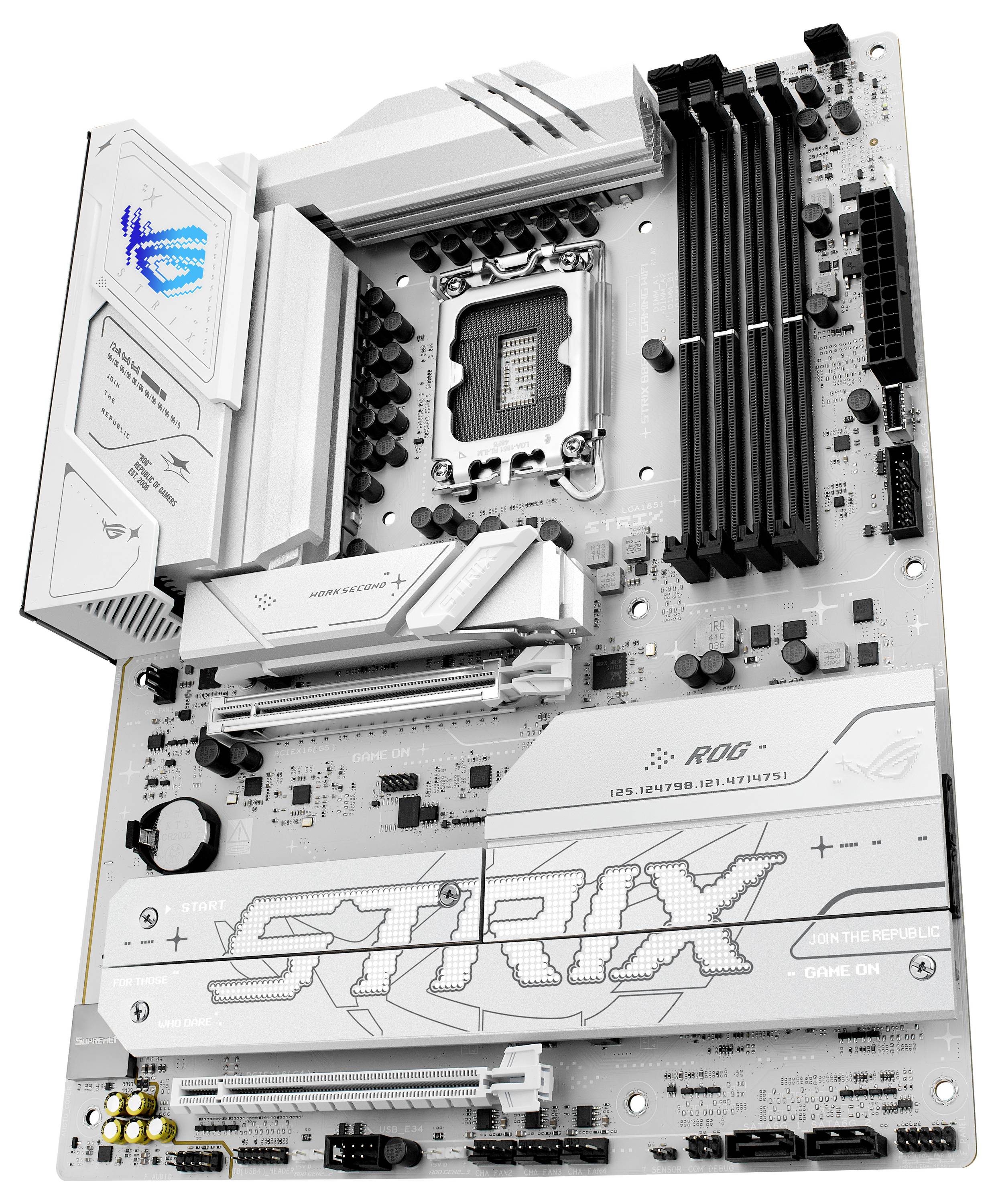 Asus ROG STRIX B860-A GAMING WIFI Mainboard Sockel (PC) Intel® LGA 1851 Formfaktor (Details) ATX Mainboard-Chipsatz Intel® B860