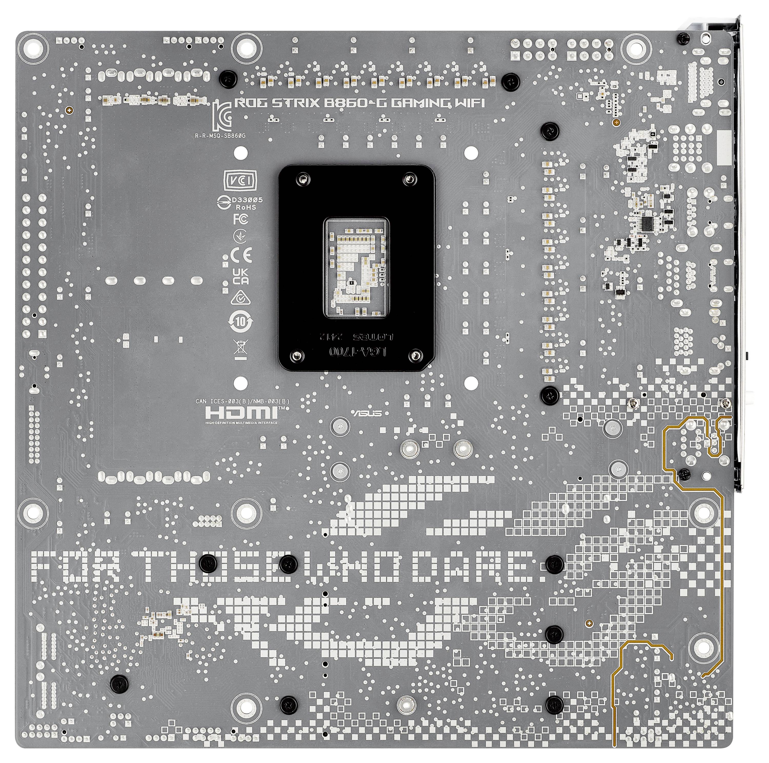 Asus ROG STRIX B860-G GAMING WIFI Mainboard Sockel (PC) Intel® LGA 1851 Formfaktor (Details) Micro-ATX Mainboard-Chipsatz Intel®