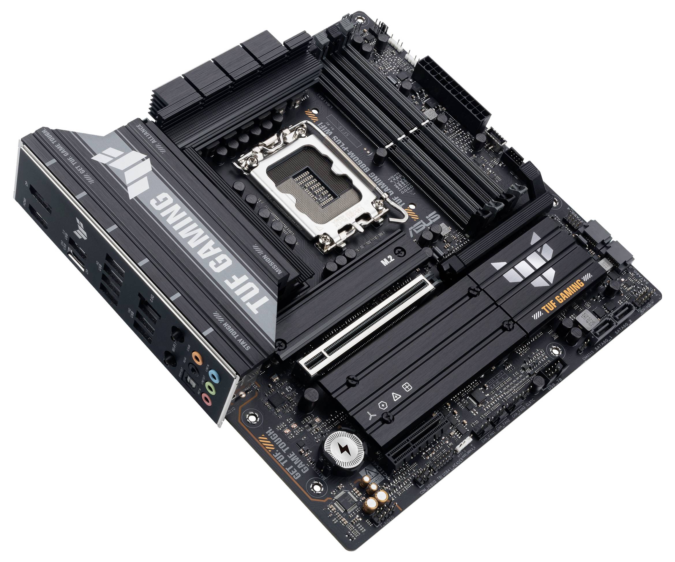 Asus TUF GAMING B860M-PLUS WIFI Mainboard Sockel (PC) Intel® LGA 1851 Formfaktor (Details) Micro-ATX Mainboard-Chipsatz Intel®