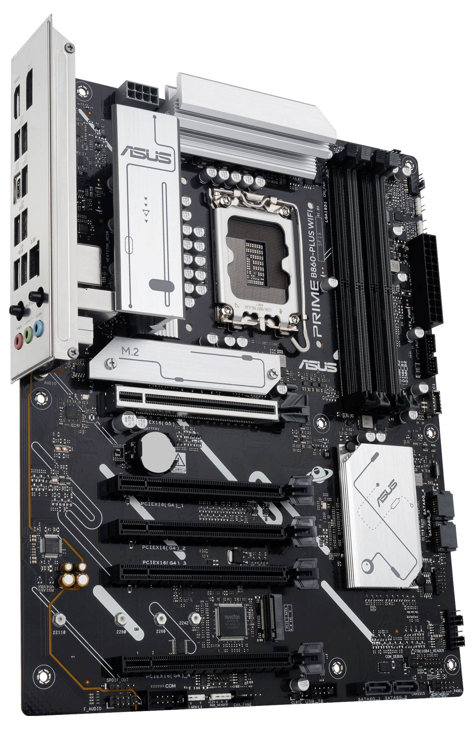 Asus PRIME B860-PLUS WIFI Mainboard Sockel (PC) Intel® LGA 1851 Formfaktor (Details) ATX Mainboard-Chipsatz Intel® B860