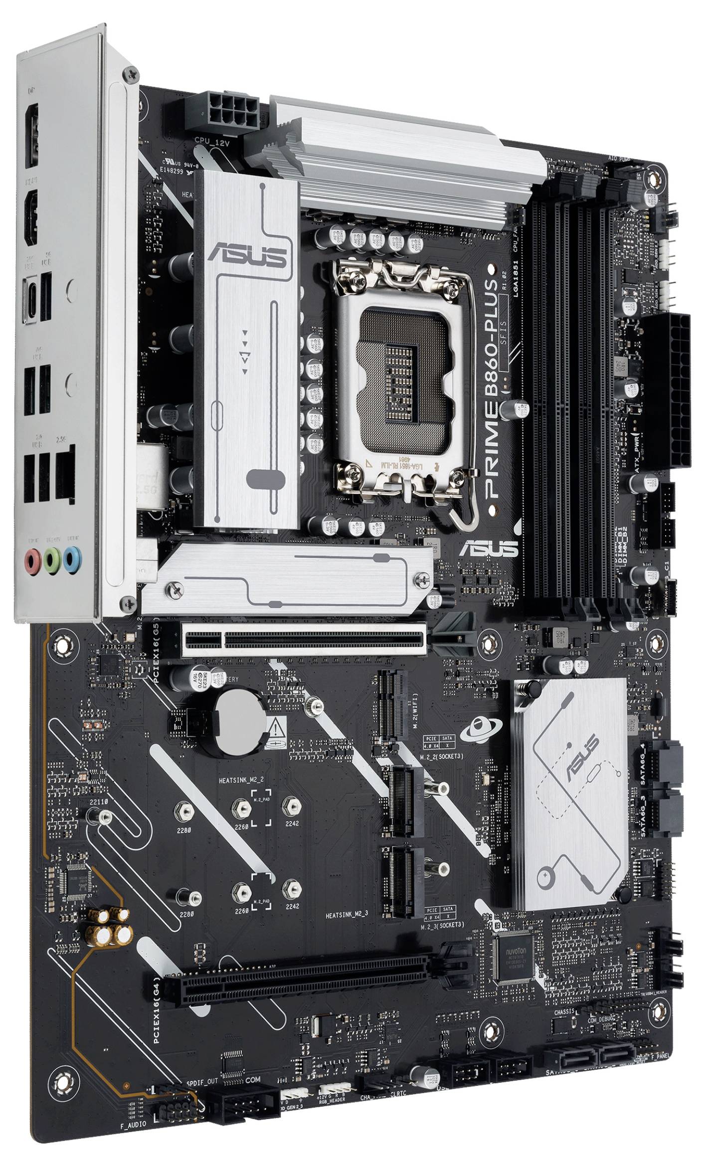 Asus PRIME B860-PLUS-CSM Mainboard Sockel (PC) Intel® LGA 1851 Formfaktor (Details) ATX Mainboard-Chipsatz Intel® B860