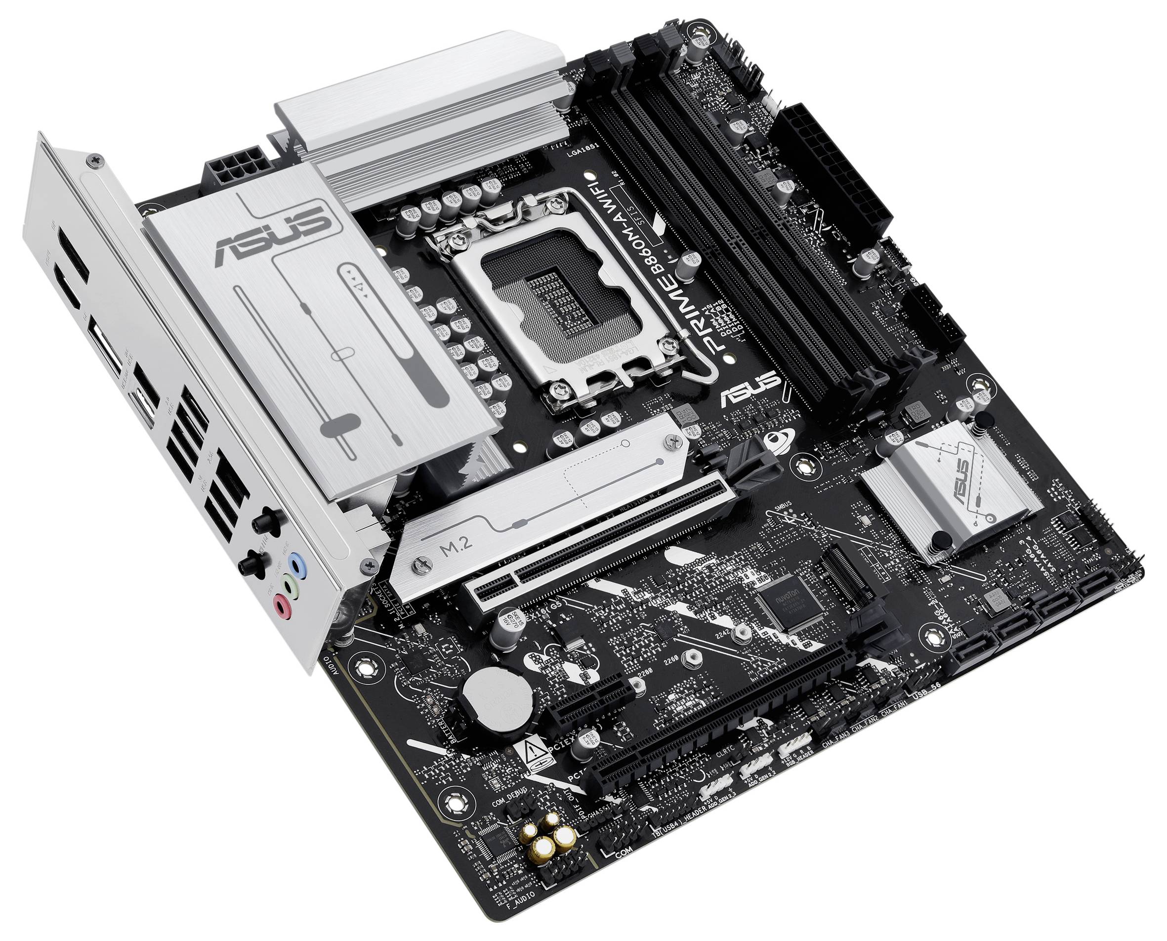 Asus PRIME B860M-A WIFI Mainboard Sockel (PC) Intel® LGA 1851 Formfaktor (Details) Micro-ATX Mainboard-Chipsatz Intel® B860
