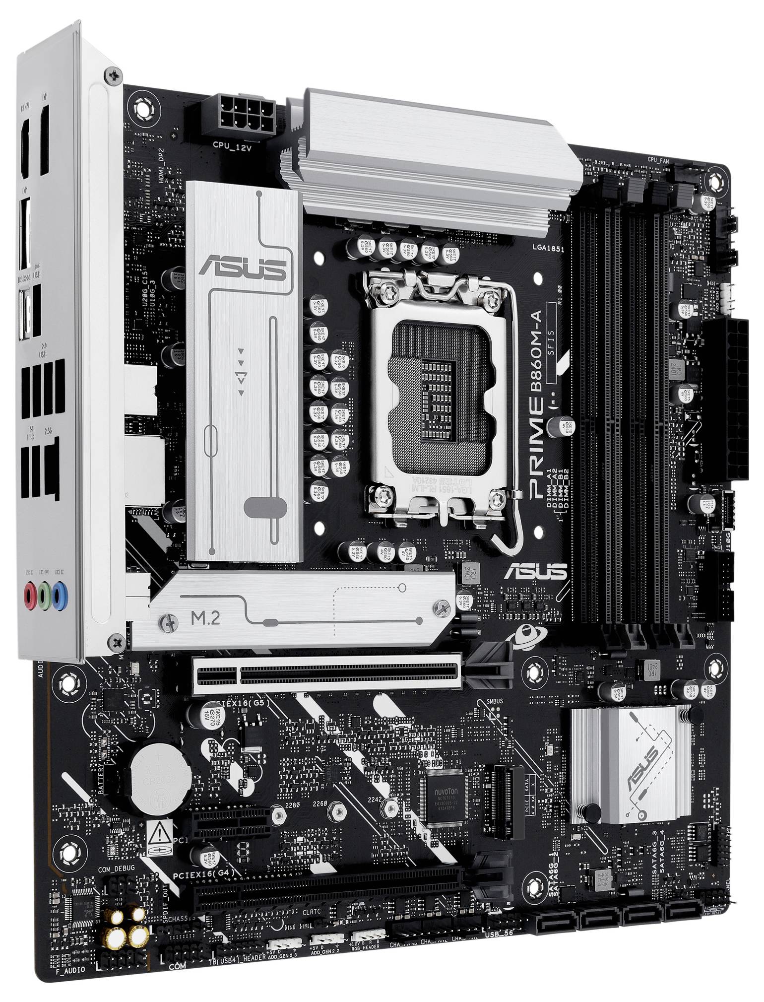 Asus PRIME B860M-A-CSM Mainboard Sockel (PC) Intel® LGA 1851 Formfaktor (Details) ATX Mainboard-Chipsatz Intel® B860