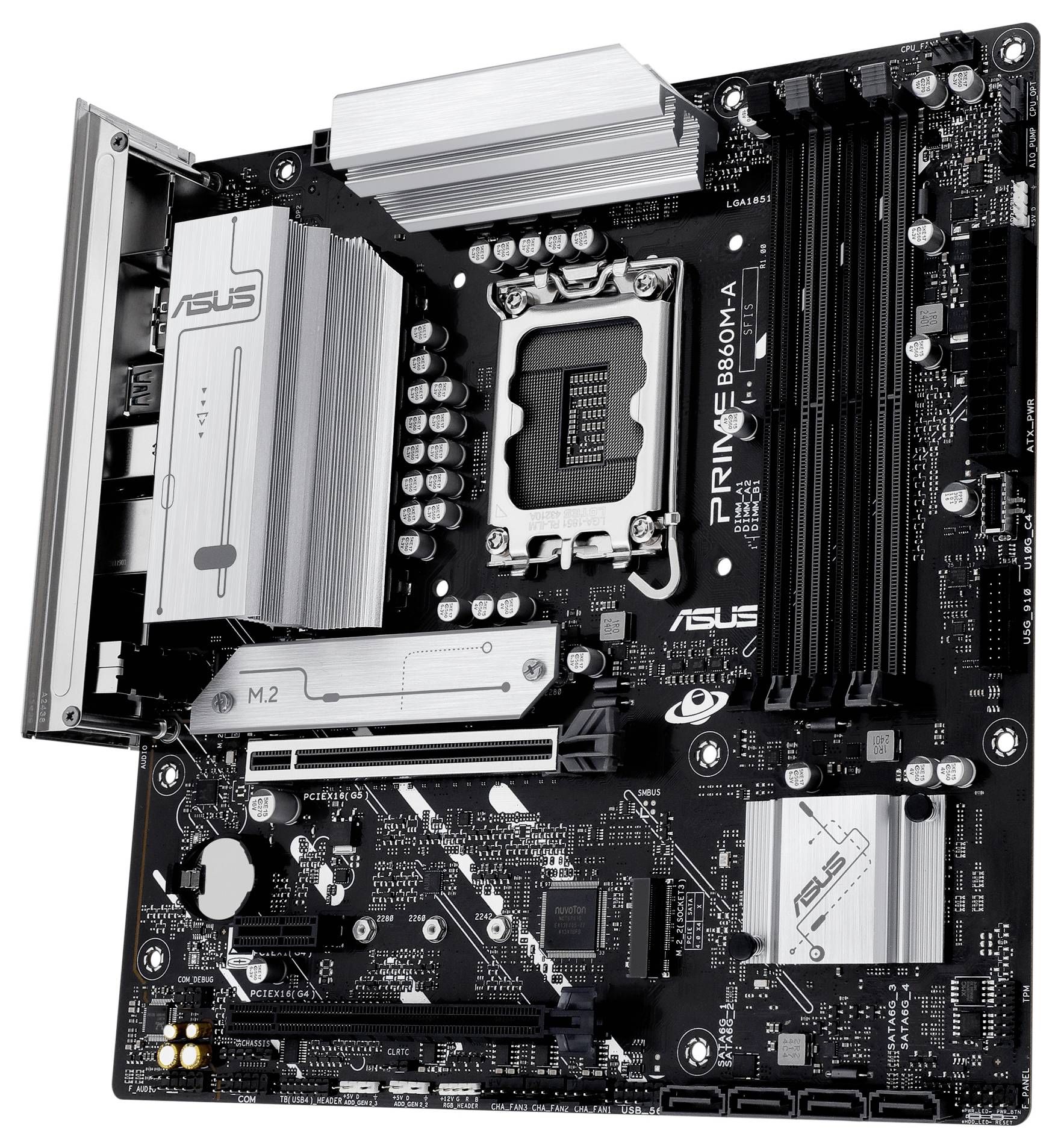 Asus PRIME B860M-A-CSM Mainboard Sockel (PC) Intel® LGA 1851 Formfaktor (Details) ATX Mainboard-Chipsatz Intel® B860