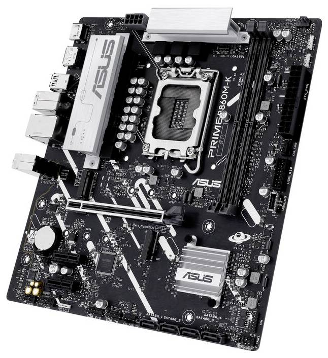 Asus PRIME B860M-K Mainboard Sockel (PC) Intel® LGA 1851 Formfaktor (Details) Micro-ATX Mainboard-Chipsatz Intel® B860