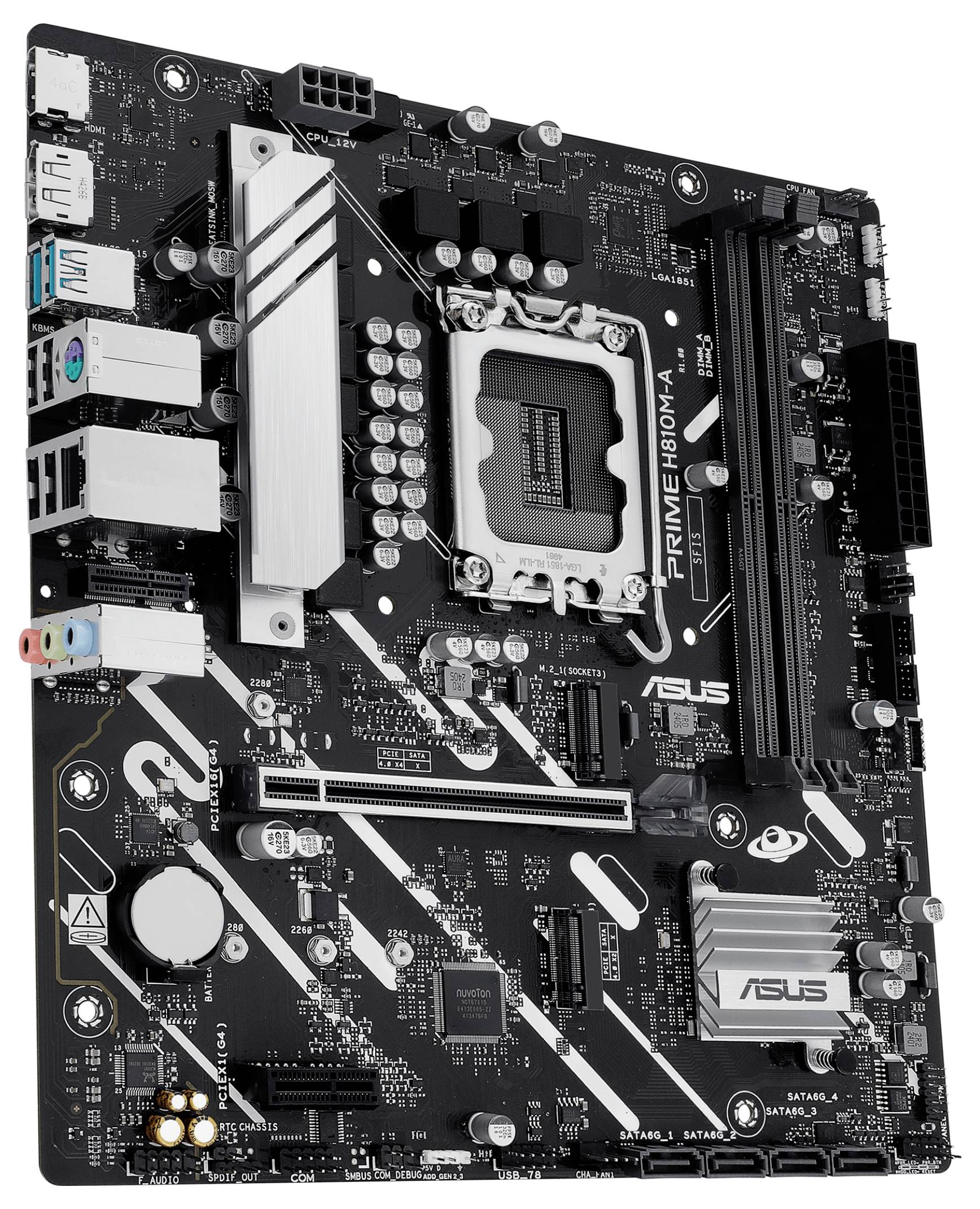 Asus PRIME H810M-A-CSM Mainboard Sockel (PC) Intel® LGA 1851 Formfaktor (Details) Micro-ATX Mainboard-Chipsatz Intel® H810