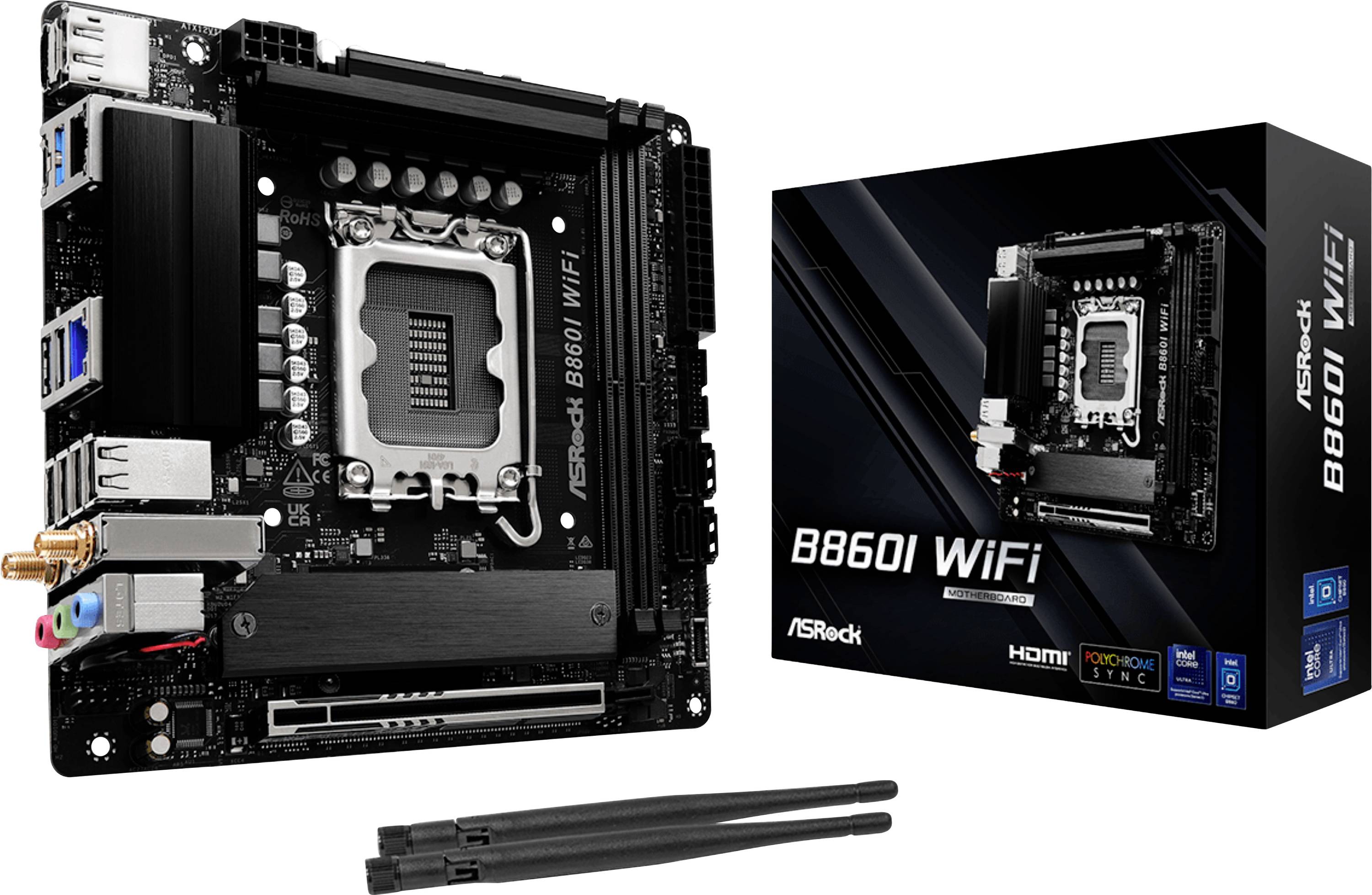 ASRock B860I WiFi Mainboard Sockel (PC) Intel® LGA 1851