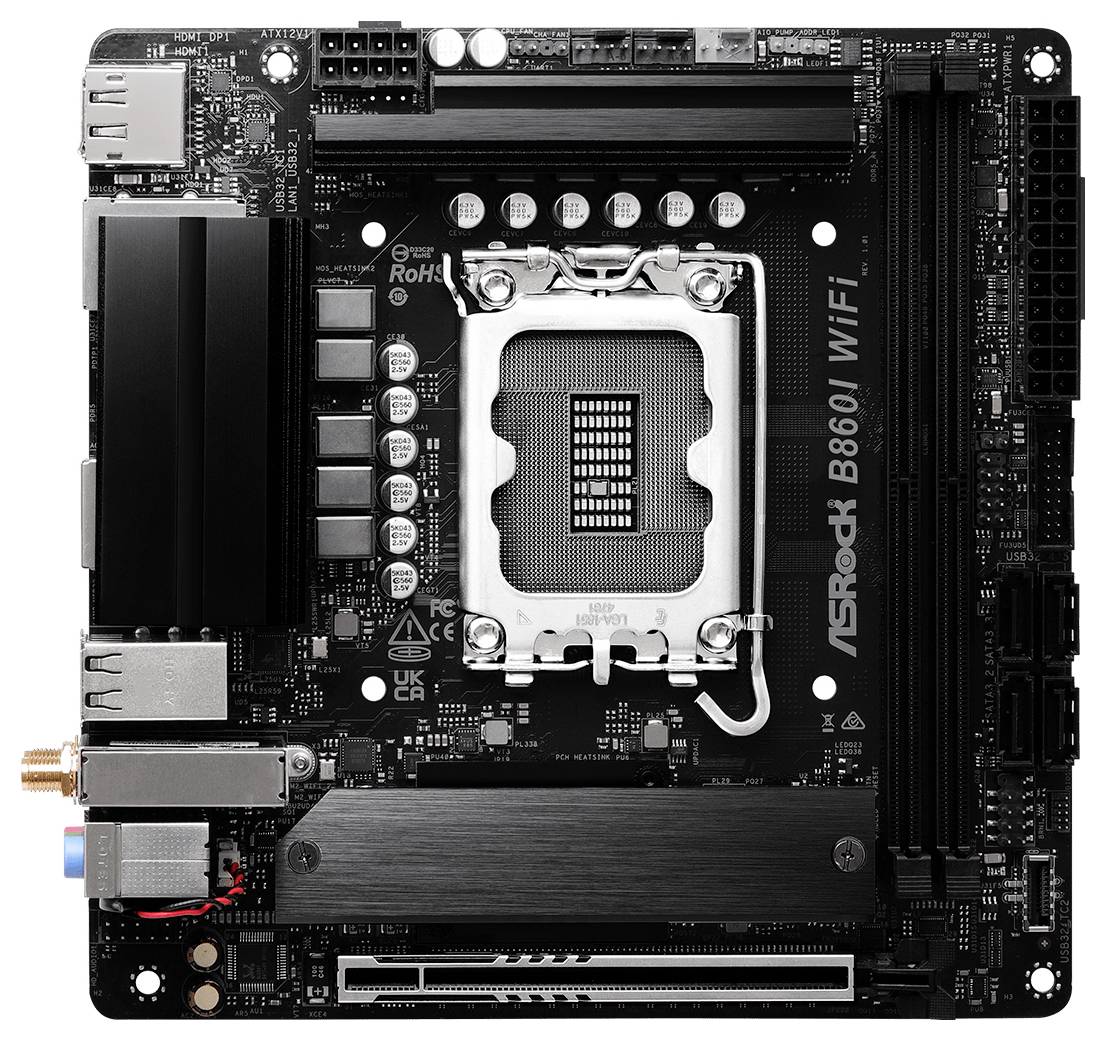 ASRock B860I WiFi Mainboard Sockel (PC) Intel® LGA 1851