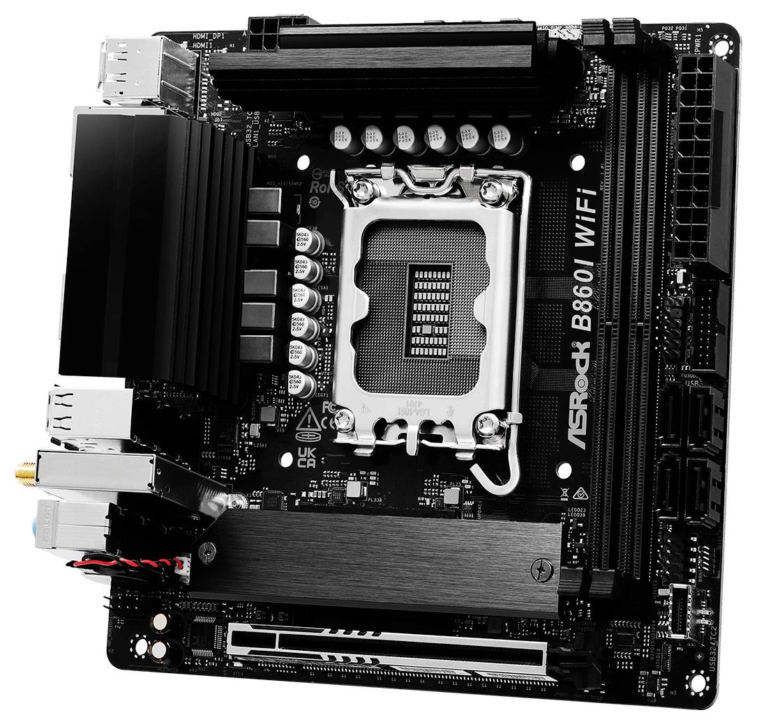 ASRock B860I WiFi Mainboard Sockel (PC) Intel® LGA 1851