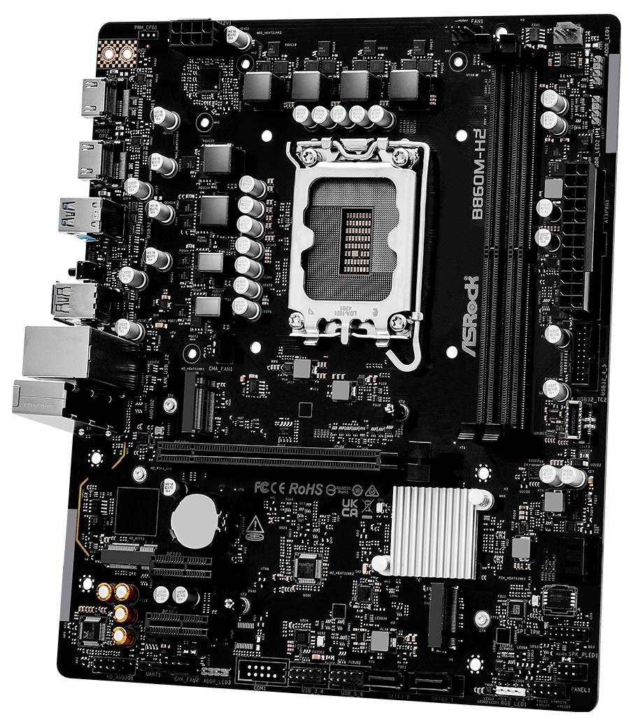 ASRock B860M-H2 Mainboard Sockel (PC) Intel® LGA 1851 Formfaktor (Details) Micro-ATX Mainboard-Chipsatz Intel® B860