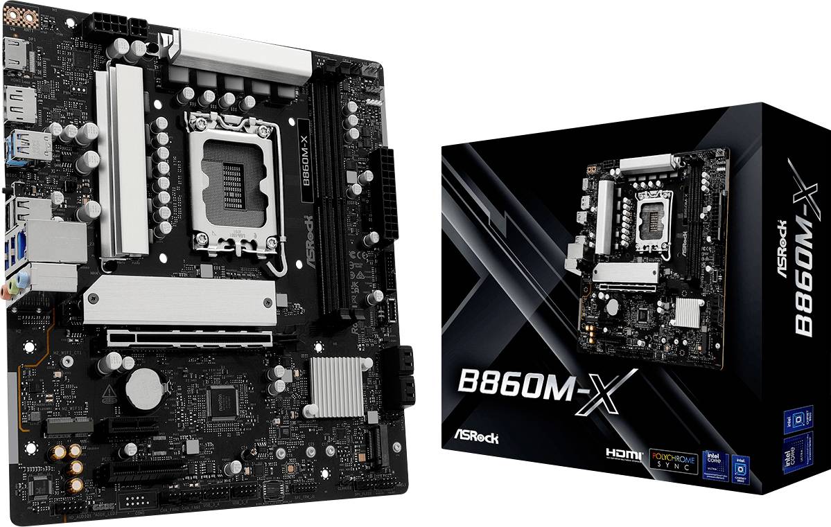 ASRock B860M-X Mainboard Sockel (PC) Intel® LGA 1851