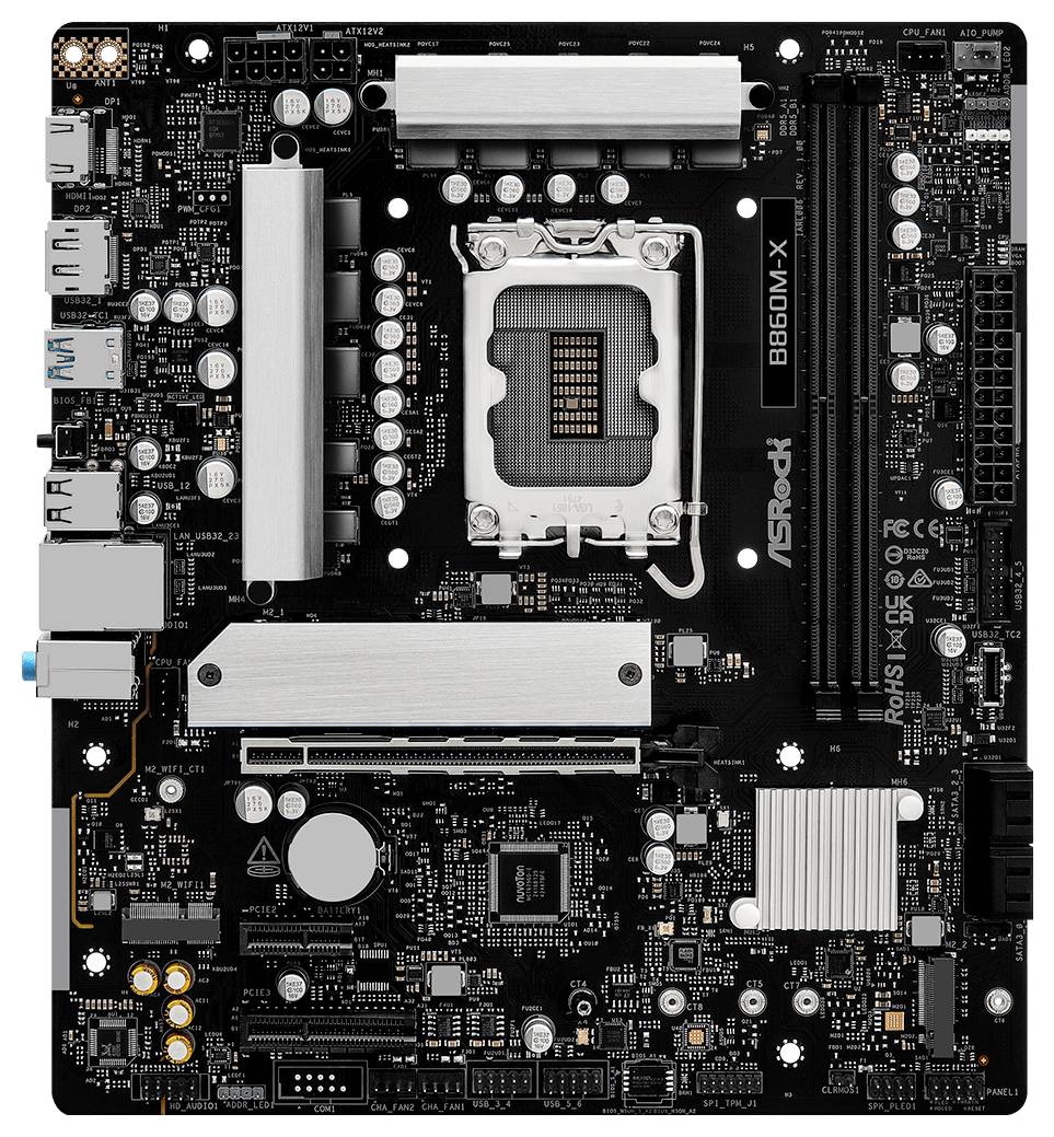 ASRock B860M-X Mainboard Sockel (PC) Intel® LGA 1851